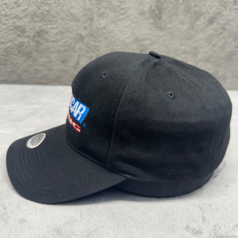 NASCAR Racing Black Baseball Cap with Fiber Optic Enhancements Adjustable - Picture 3 of 13